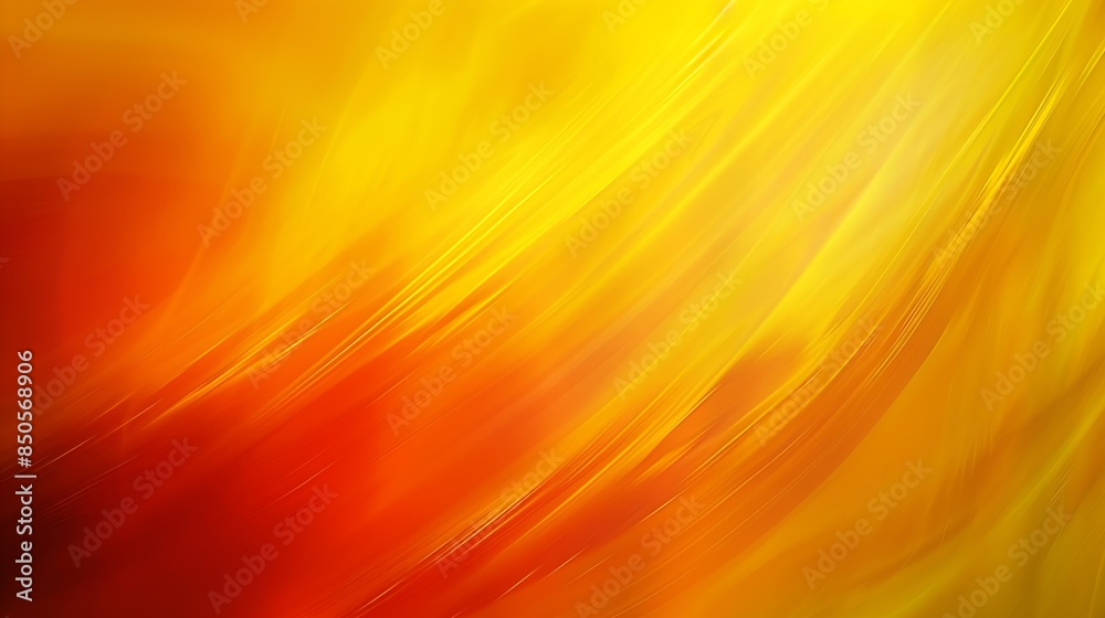 Aufkleber yellow orange red abstract background gradient light bright colorfull background with space for desi