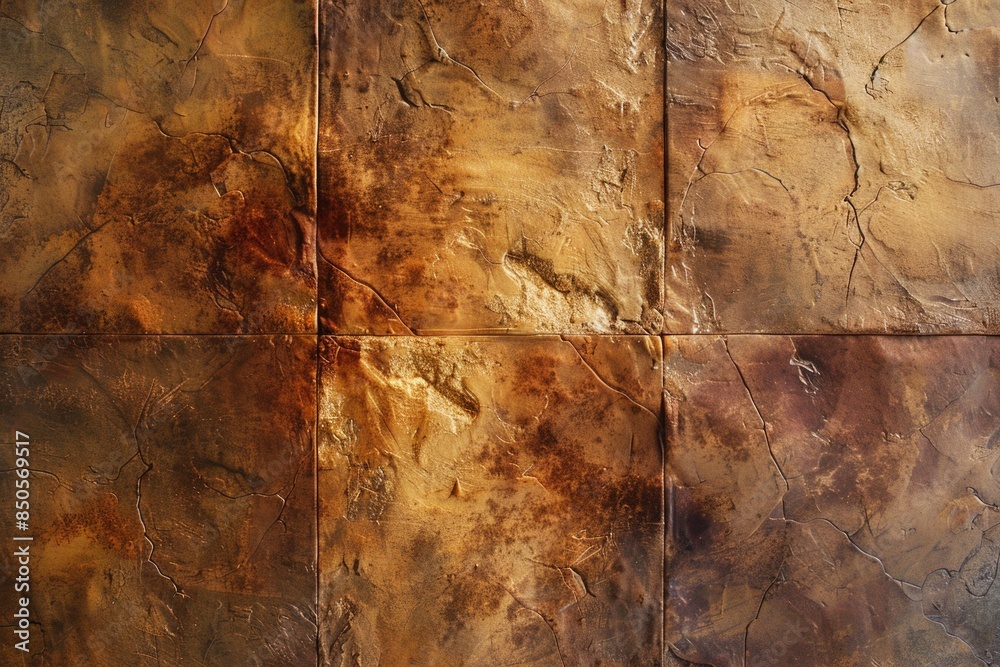 Poster A close-up view of a rusty metal surface, suitable for use in industrial or mechanical contexts