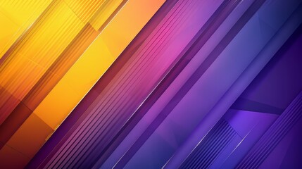Fototapeta premium Abstract Diagonal Lines In Yellow And Purple