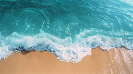 nature with this stunning sea water surface background banner