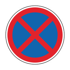 Absolutes Halteverbot Schild Vektor