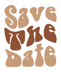 Retro, Wedding Craft Design. T-shirt Design. Illustration