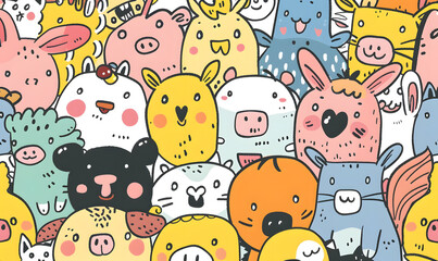 cartoon illustrator card or background