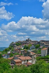 Fototapeta premium The village of Castelvetere sul Calore, Italy.