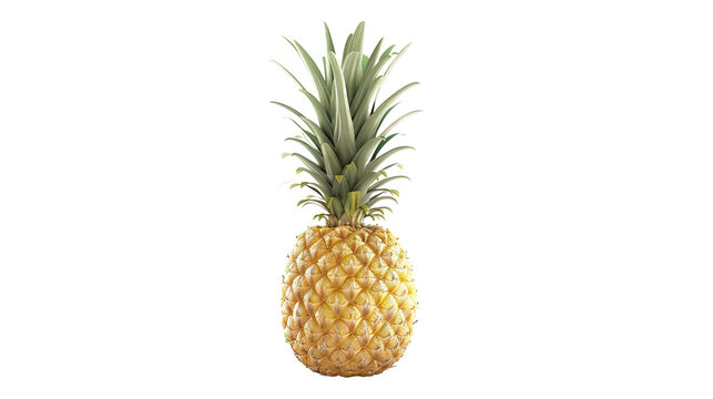 isolated pinapple on transparent png background