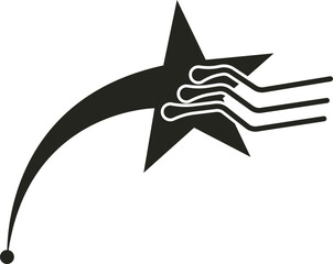 Star tech vector: The epitome of innovation, merging cutting-edge tech with visionary design, propelling industries into the future with transformative power.