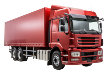 PNG Truck truck vehicle red.