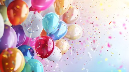 Birthday Background cake. birthdays party balloons social media background