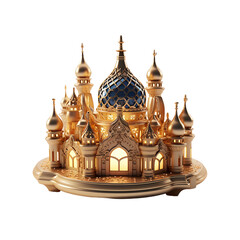 Obraz premium Ramadan on transparent background