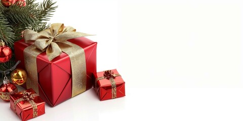 Obraz premium christmas gift boxes, ornament