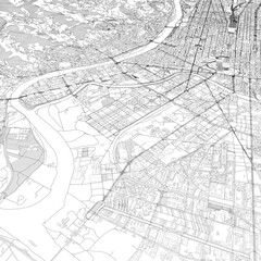 Obraz premium 3D illustration of city and urban in Turin Italy