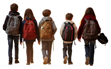 PNG Backpack walking footwear school.