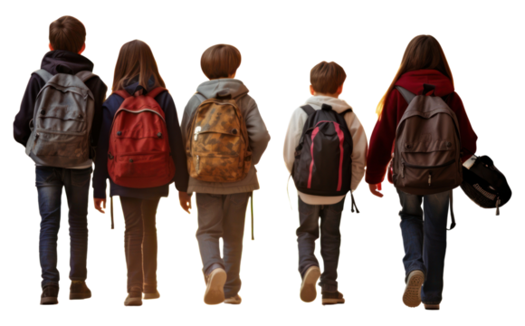 PNG Backpack walking footwear school.