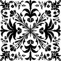 floral seamless pattern, pattern, flower pattern, geometric pattern, diagonal pattern, floral, flower, seamless, design, ornament, vector, decoration, art, wallpaper, leaf, illustration, black, style,