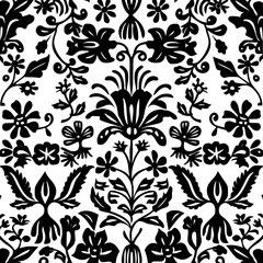floral seamless pattern, pattern, flower pattern, geometric pattern, diagonal pattern, floral, flower, seamless, design, ornament, vector, decoration, art, wallpaper, leaf, illustration, black, style,