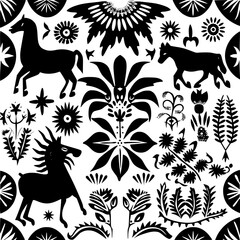 floral seamless pattern, pattern, flower pattern, geometric pattern, diagonal pattern, floral, flower, seamless, design, ornament, vector, decoration, art, wallpaper, leaf, illustration, black, style,