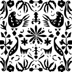 floral seamless pattern, pattern, flower pattern, geometric pattern, diagonal pattern, floral, flower, seamless, design, ornament, vector, decoration, art, wallpaper, leaf, illustration, black, style,