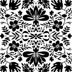 floral seamless pattern, pattern, flower pattern, geometric pattern, diagonal pattern, floral, flower, seamless, design, ornament, vector, decoration, art, wallpaper, leaf, illustration, black, style,