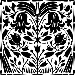 floral seamless pattern, pattern, flower pattern, geometric pattern, diagonal pattern, floral, flower, seamless, design, ornament, vector, decoration, art, wallpaper, leaf, illustration, black, style,