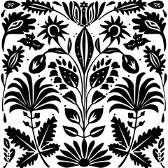 floral seamless pattern, pattern, flower pattern, geometric pattern, diagonal pattern, floral, flower, seamless, design, ornament, vector, decoration, art, wallpaper, leaf, illustration, black, style,