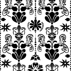 floral seamless pattern, pattern, flower pattern, geometric pattern, diagonal pattern, floral, flower, seamless, design, ornament, vector, decoration, art, wallpaper, leaf, illustration, black, style,