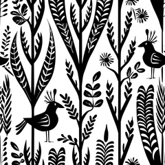 floral seamless pattern, pattern, flower pattern, geometric pattern, diagonal pattern, floral, flower, seamless, design, ornament, vector, decoration, art, wallpaper, leaf, illustration, black, style,