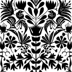 floral seamless pattern, pattern, flower pattern, geometric pattern, diagonal pattern, floral, flower, seamless, design, ornament, vector, decoration, art, wallpaper, leaf, illustration, black, style,
