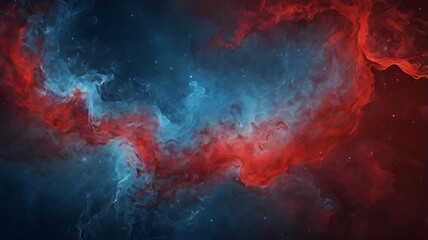 Fototapeta premium Textured red and blue illustration, 3d wallpaper design