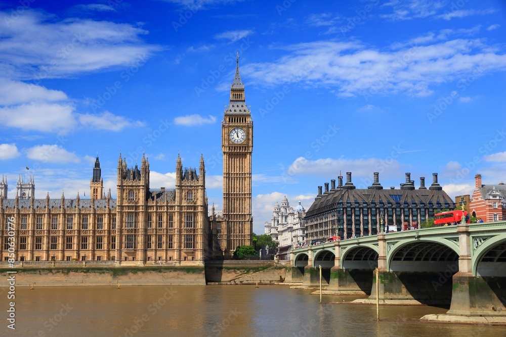 Sticker Big Ben landmark in London UK