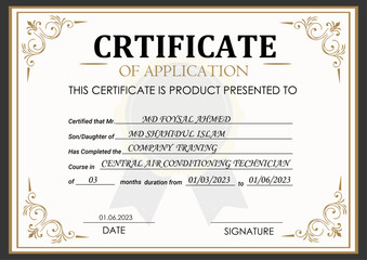 Certificate Design