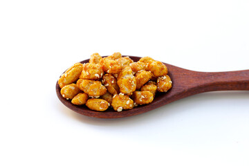 Caramelised peanuts with sesame, Candied peanuts