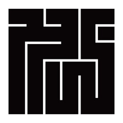 家紋です。角字という種類です。外の形です。