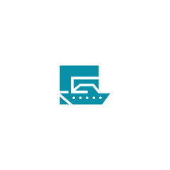 Yacht G letter company logo design.