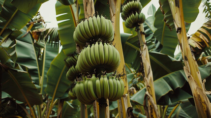 Fototapeta premium Bunch of bananas.