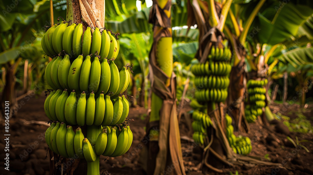 Poster Bunch of bananas.