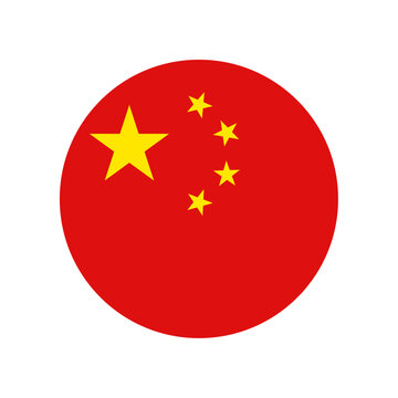Round China flag icon