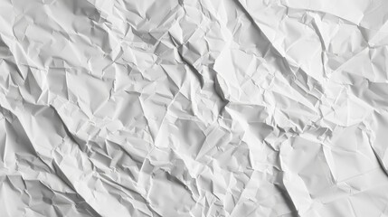 Fototapeta premium Background of crumpled paper texture in a light white shade