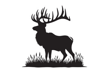 Elkl silhouette vector illustration.eps