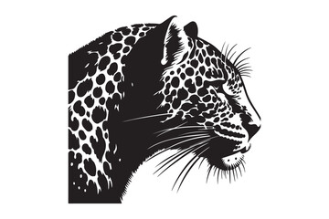 Leopard silhouette vactor illustration-01.eps