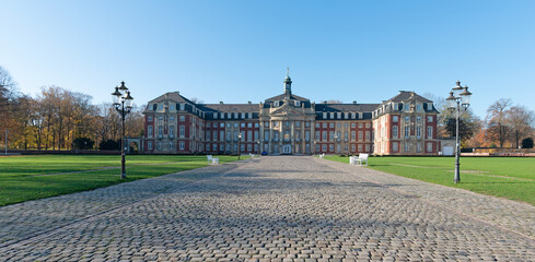 Schloss Münster, Münster in Westfalen, Panoramabild