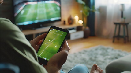 Mobile Football Game Streaming Home Entertainment