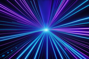 Abstract background with neon lights of various colors