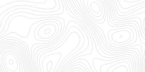 Topographic map background geographic line map with seamless ornament design. The black on white contours topography stylized height of the lines map. © Alibuss