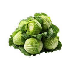 Fototapeta premium Cabbage on transparent background