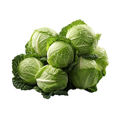 Fototapeta premium Cabbage on transparent background