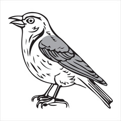Vector continuous one simple abstract line drawing 2