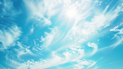 abstract background with blue sky 