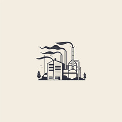 Obraz premium factory design vector illustration