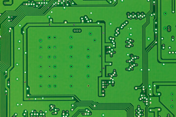 Circuit Board with Solder Points
