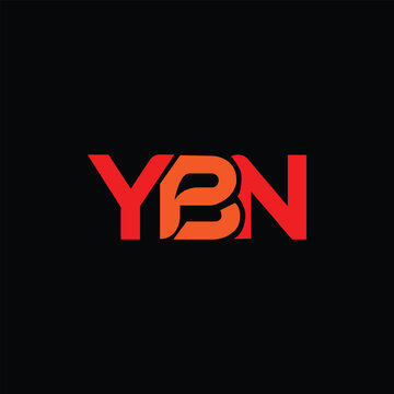 ybn letter original monogram logo design